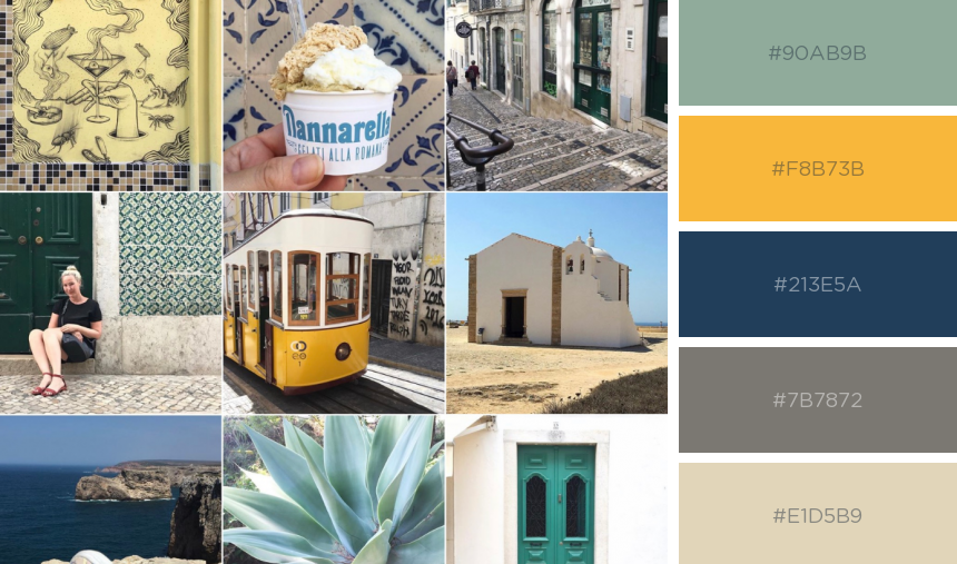Color palette: Portugal